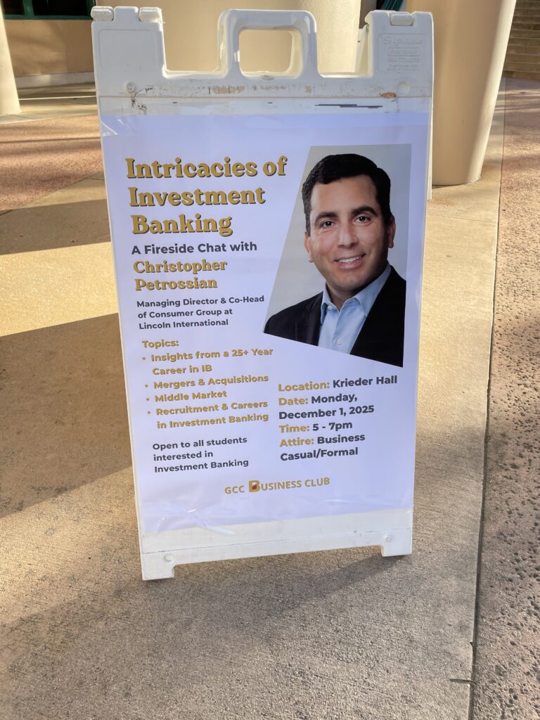 Intricacies of Investment Banking: A Fireside Chat With Christopher Petrossian